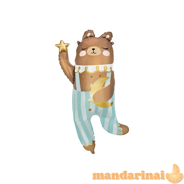 Foil balloon Bear, 72x104 cm, mix