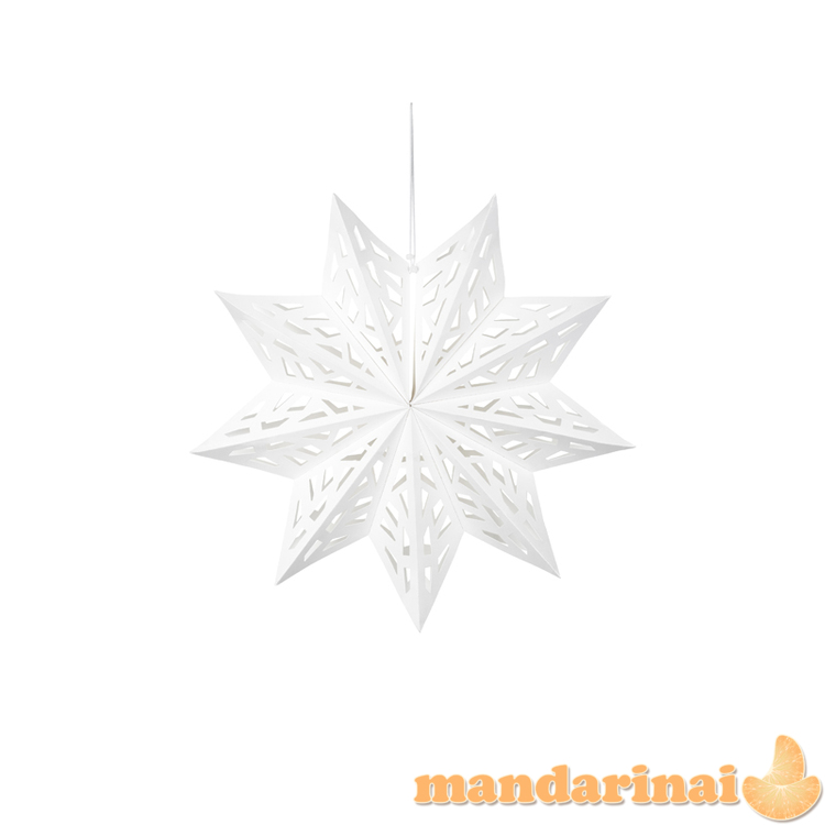 Paper star, 50 cm, white