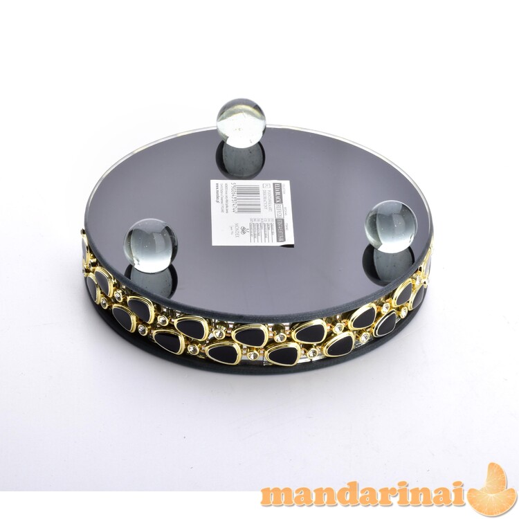 ELIA JUODA Dekoratyvinis stovas 15x5 cm 1