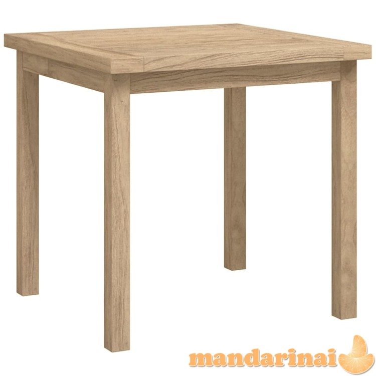 Šoninis staliukas, 45x45x45cm, tikmedžio medienos masyvas