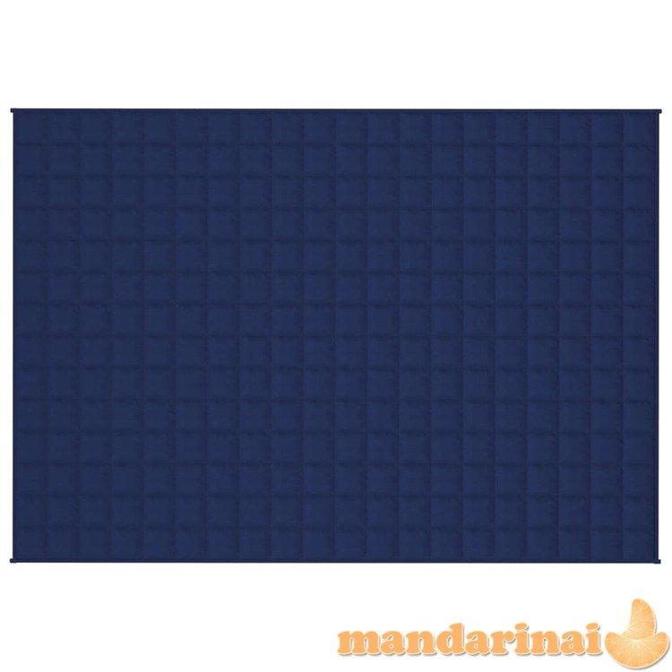 Sunki antklodė, mėlynos spalvos, 140x200cm, audinys, 10kg