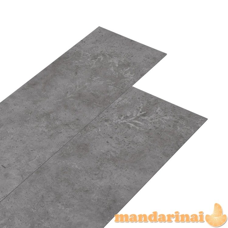 Grindų plokštės, betono pilkos, pvc, 5,21m², 2mm