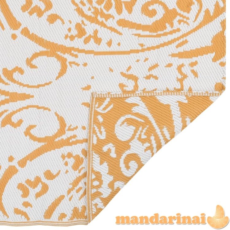 Lauko kilimas, oranžinės ir baltos spalvos, 190x290cm, pp