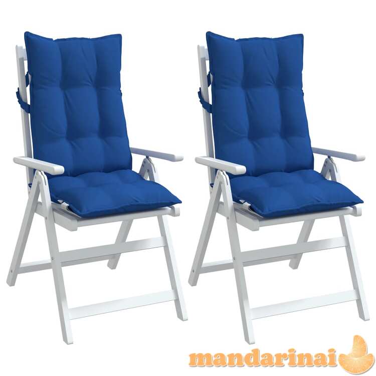 Kėdės pagalvėlės, 2vnt., karališkos mėlynos, oksfordo audinys