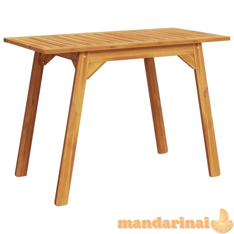 Sodo valgomojo stalas, 110x56x75cm, akacijos medienos masyvas