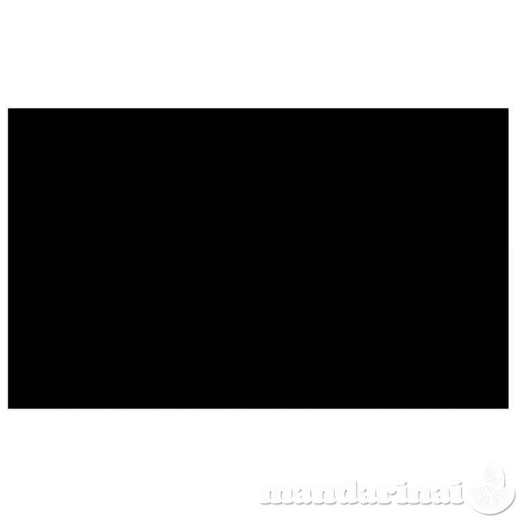 Baseino uždangalas, juodos spalvos, 500x300cm, pe, stačiakampis