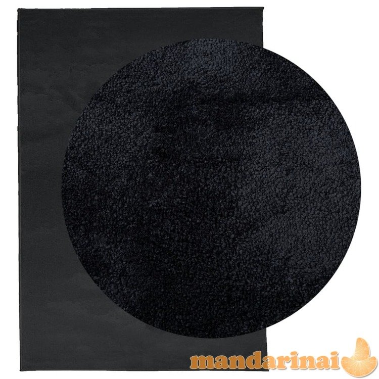 Kilimas oviedo, juodos spalvos, 120x170cm, trumpi šereliai
