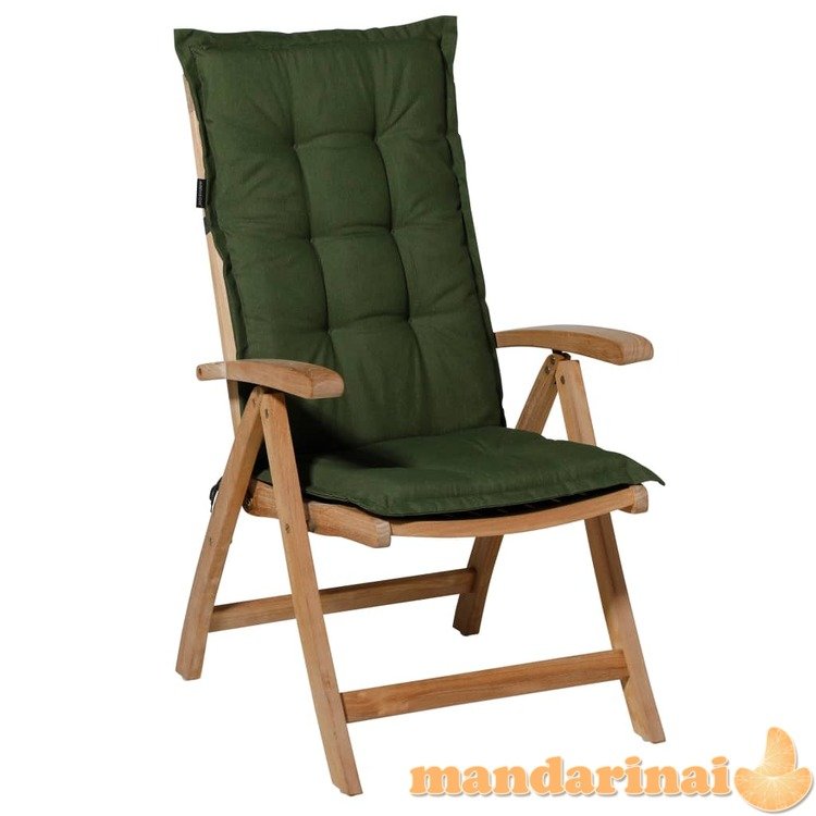 Madison pagalvėlė kėdei su aukštu atlošu panama, žalia, 123x50cm