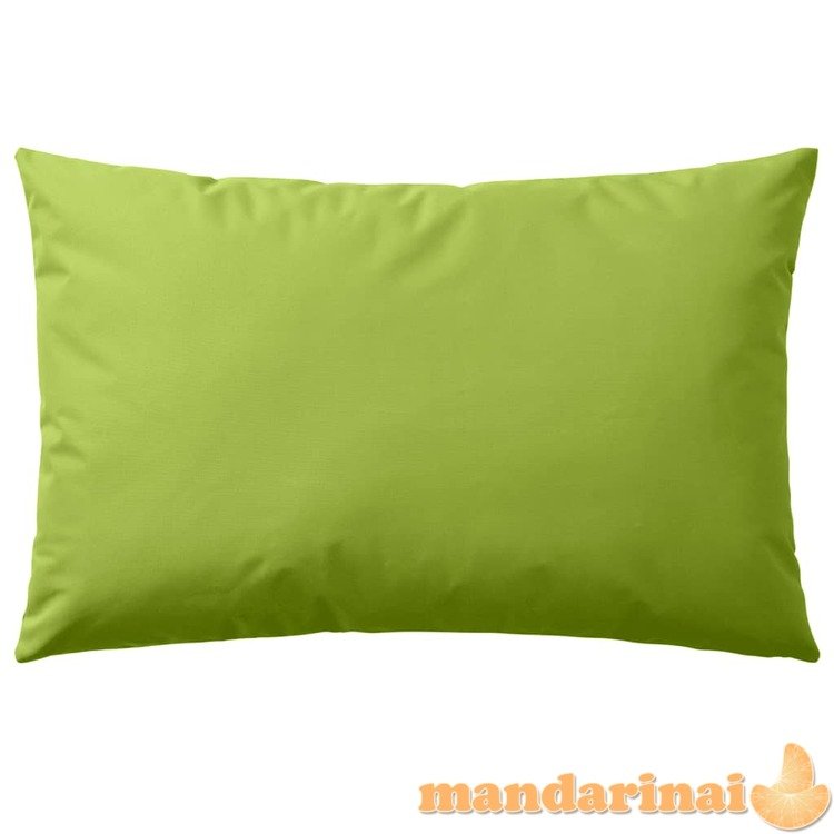 Lauko pagalvės, 2 vnt., obuolio žalios spalvos, 60x40 cm