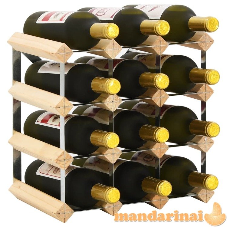 Stovas vynui skirtas 12 butelių, pušies medienos masyvas