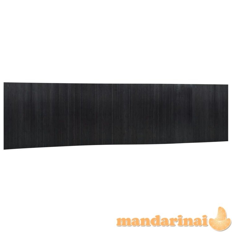 Kambario pertvara, juodos spalvos, 165x800cm, bambukas