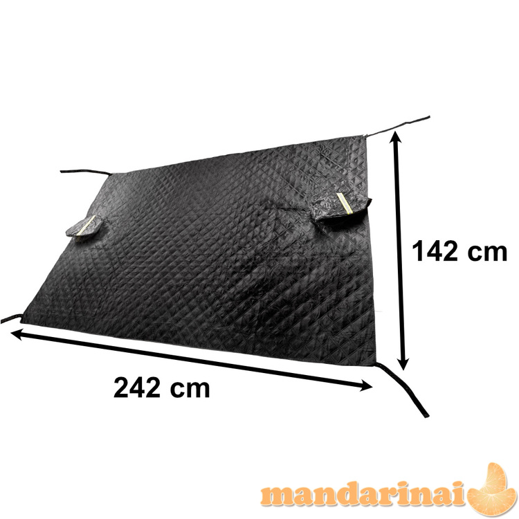 Vandeniui atsparus automobilio lango skėtis nuo saulės