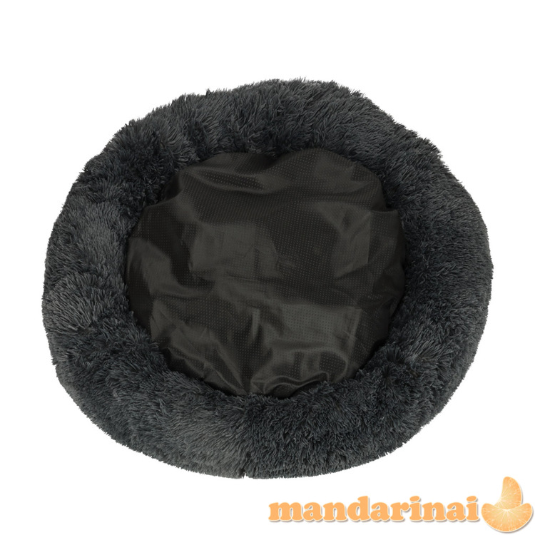 Šuns guolio pliušinė pagalvė 100cm cie pilka 3