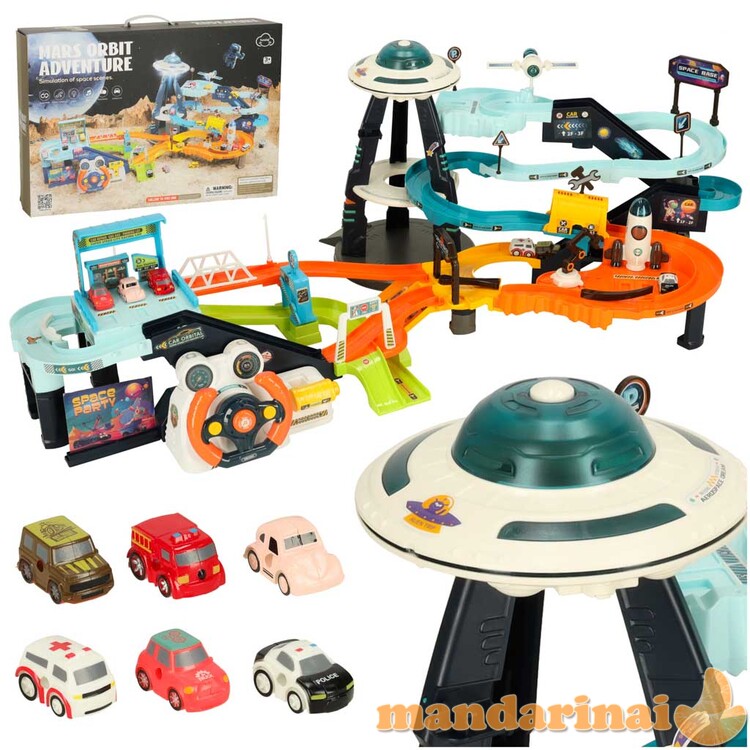 Automobilių trasos parkavimo vieta 6 automobiliai