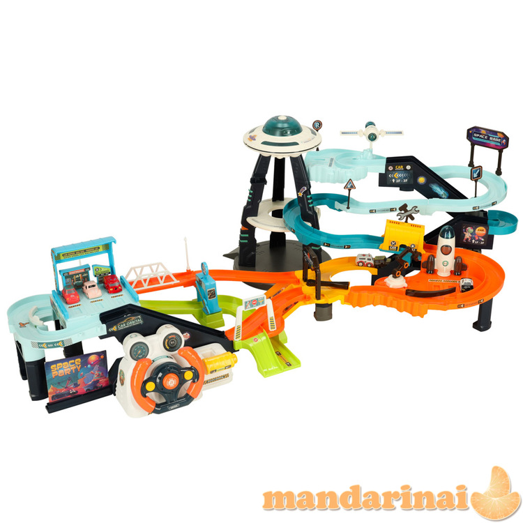 Automobilių trasos parkavimo vieta 6 automobiliai