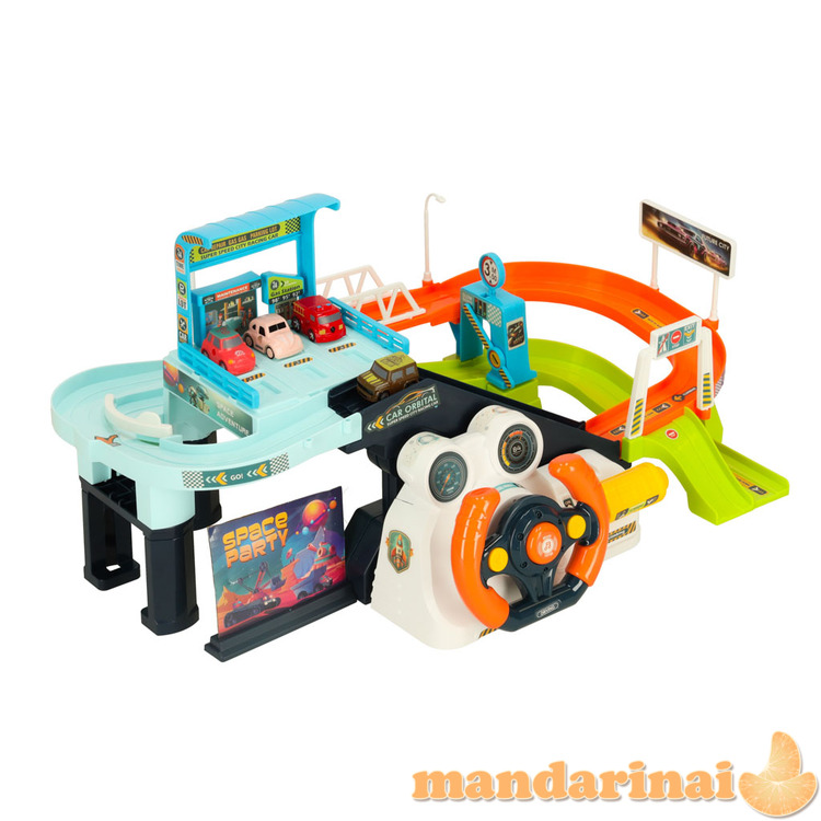 Automobilių trasos parkavimo vieta 6 automobiliai