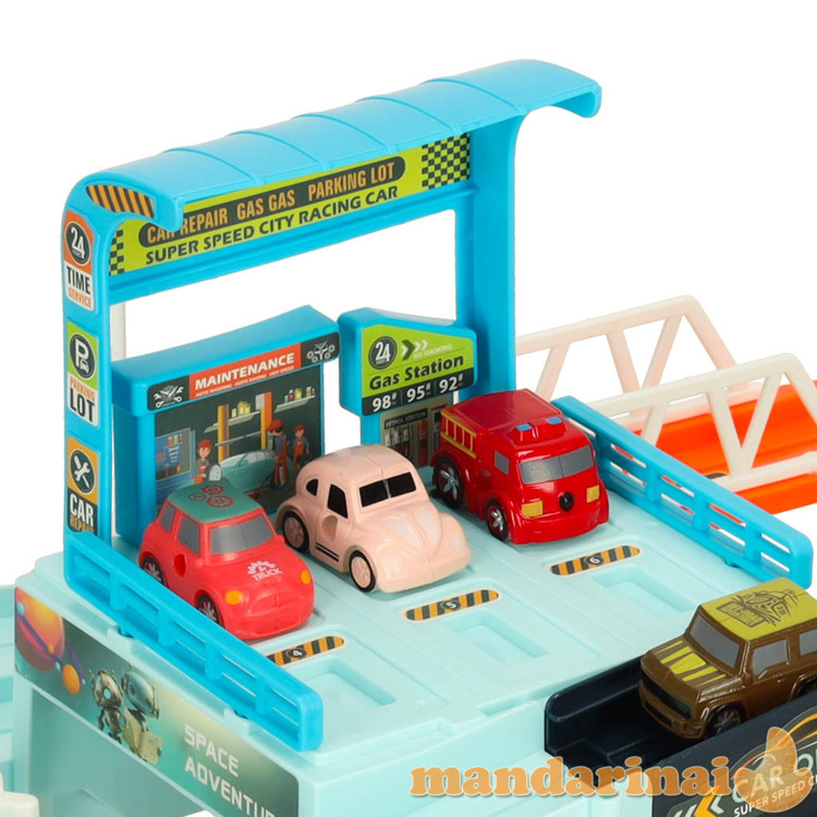 Automobilių trasos parkavimo vieta 6 automobiliai