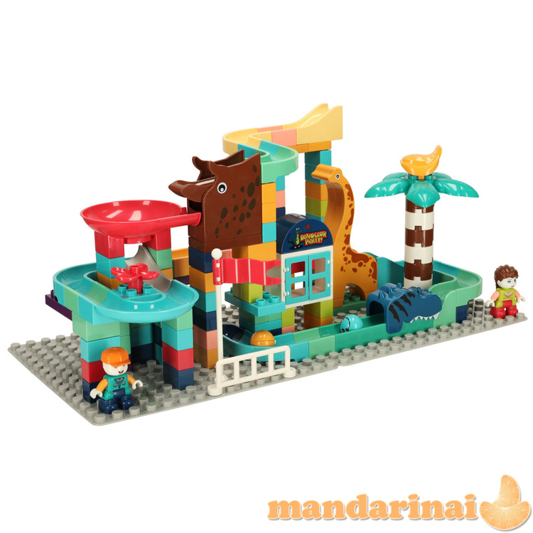 Kūrybinių blokų rutulinio tako dinozaurų parkas 147sz 1