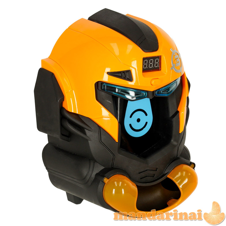 Šaudymo į taikinį roboto galva arkadinis žaidimo rinkinys ginklas + kamuoliukai 1