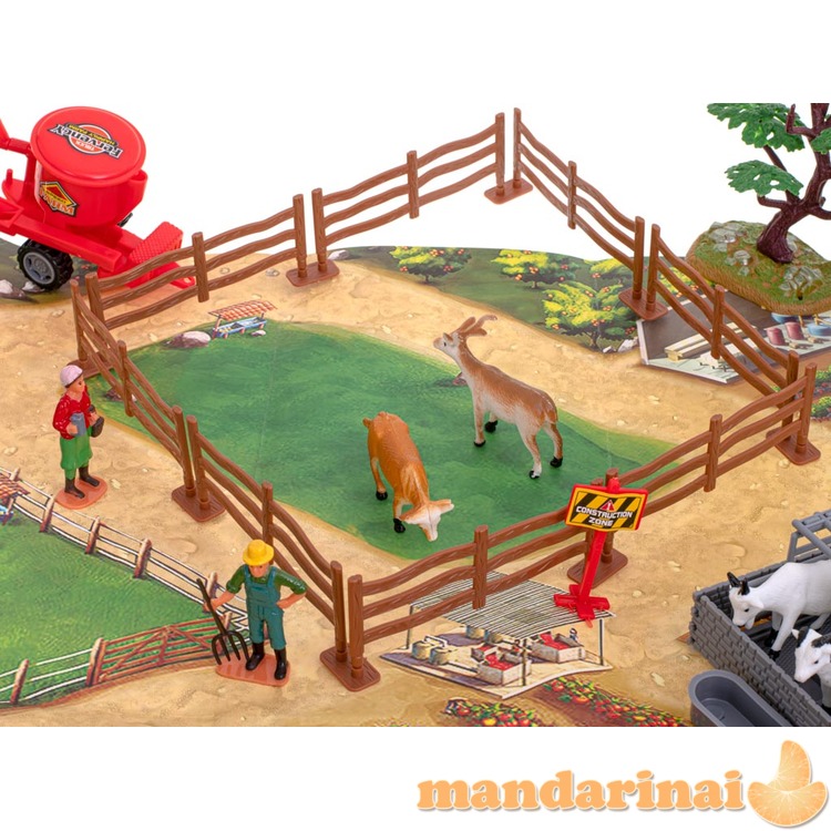 Ūkis ūkis su gyvuliais ir technika 49vnt. 3