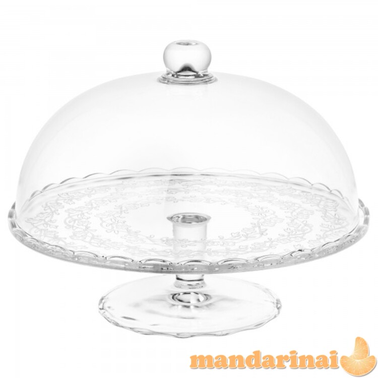 Tortinė stikl. 30cm s/d su kojele CoK