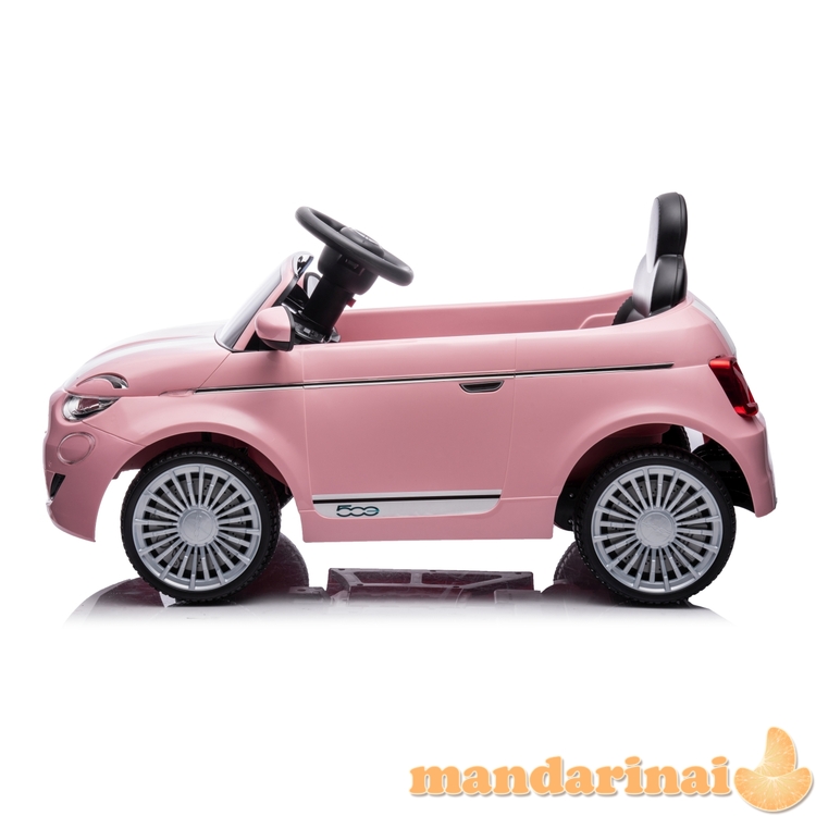 Fiat 500e Pink akumuliatoriumi varomas automobilis 3