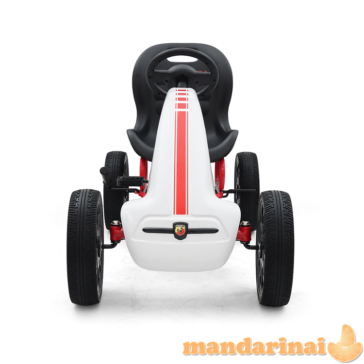 Pedalinis Go-Kart Abarth White 1