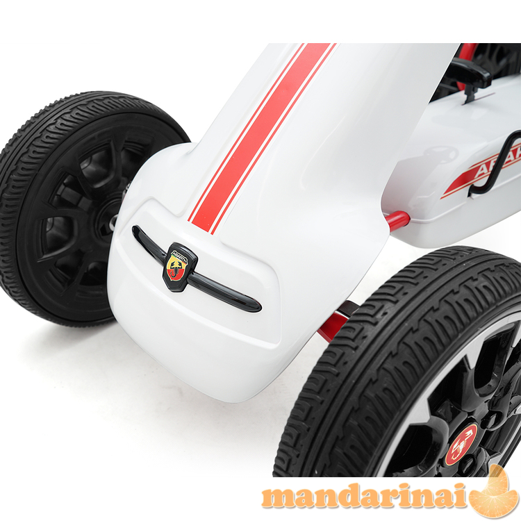 Pedalinis Go-Kart Abarth White 4