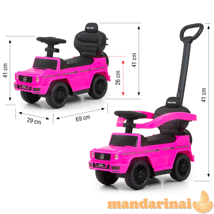 Transporto priemonė su rankena MERCEDES G350d Pink