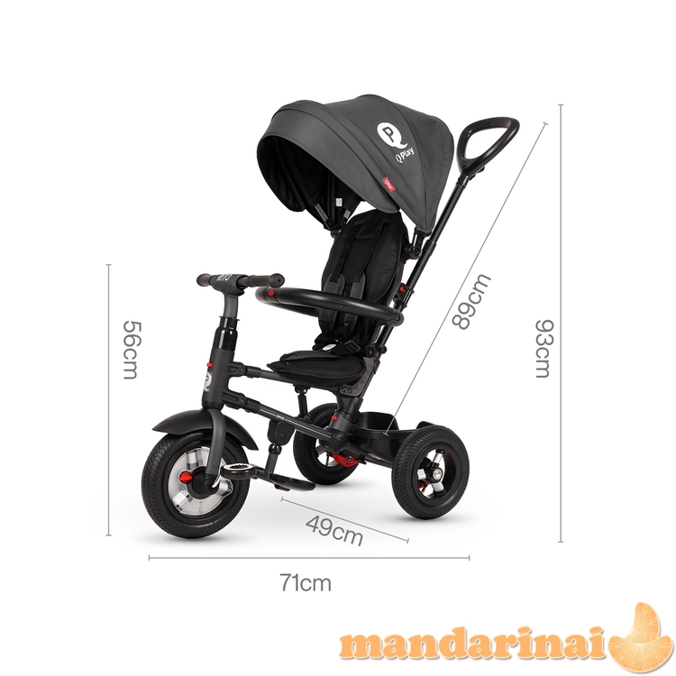 Qplay Rito Air juodas triratis