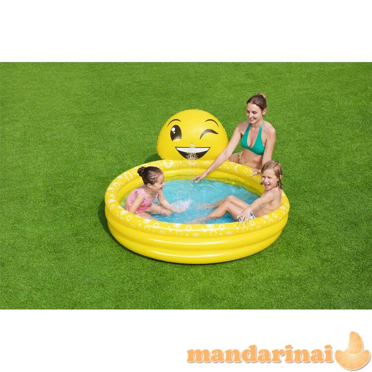 Bestway 53081 Pripučiamas baseinas su purkštuvu Smile