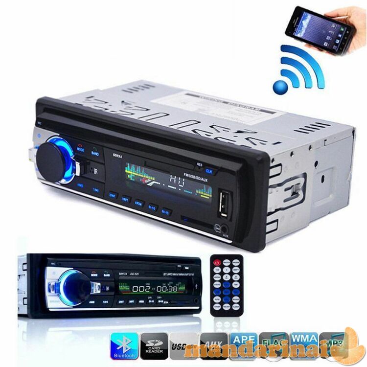 Daugiafunkcinis automobilinis grotuvas su integruota Bluetooth technologija