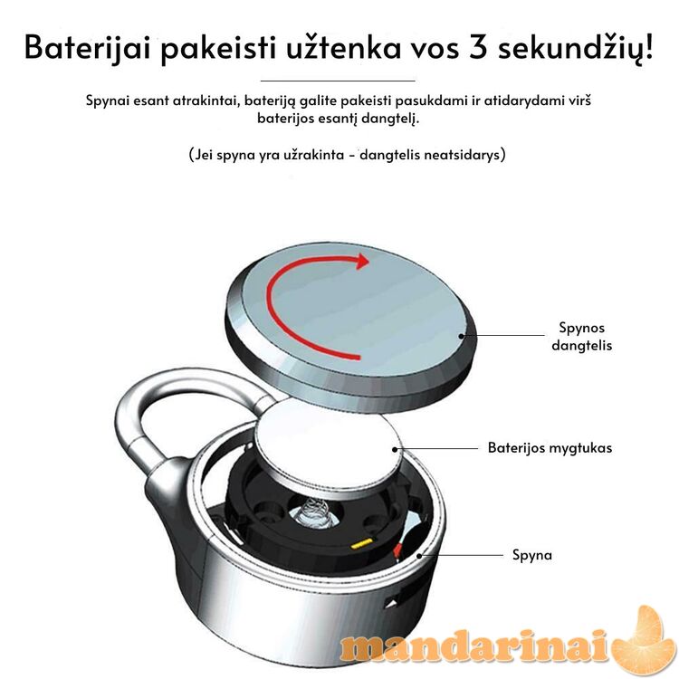 Beraktė Bluetooth spyna