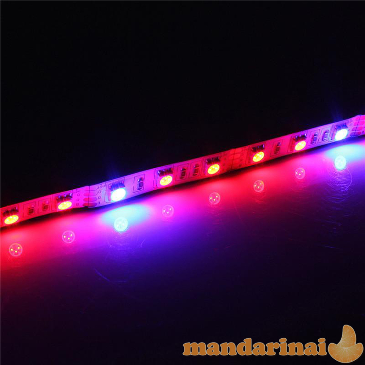 Pilno spektro led šviesos juosta augalams auginti su maitinimo šaltiniu