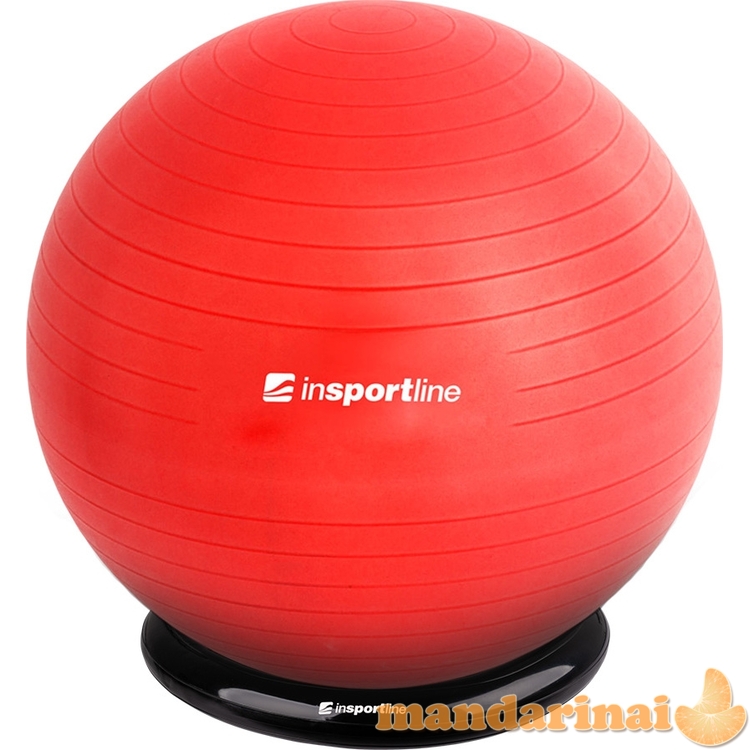 Treniruočių kamuolys inSPORTline Top Ball 75 cm su kamuolio pagrindu