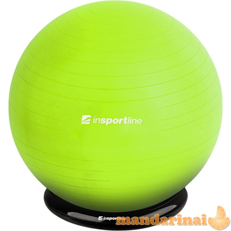 Treniruočių kamuolys inSPORTline Top Ball 75 cm su kamuolio pagrindu