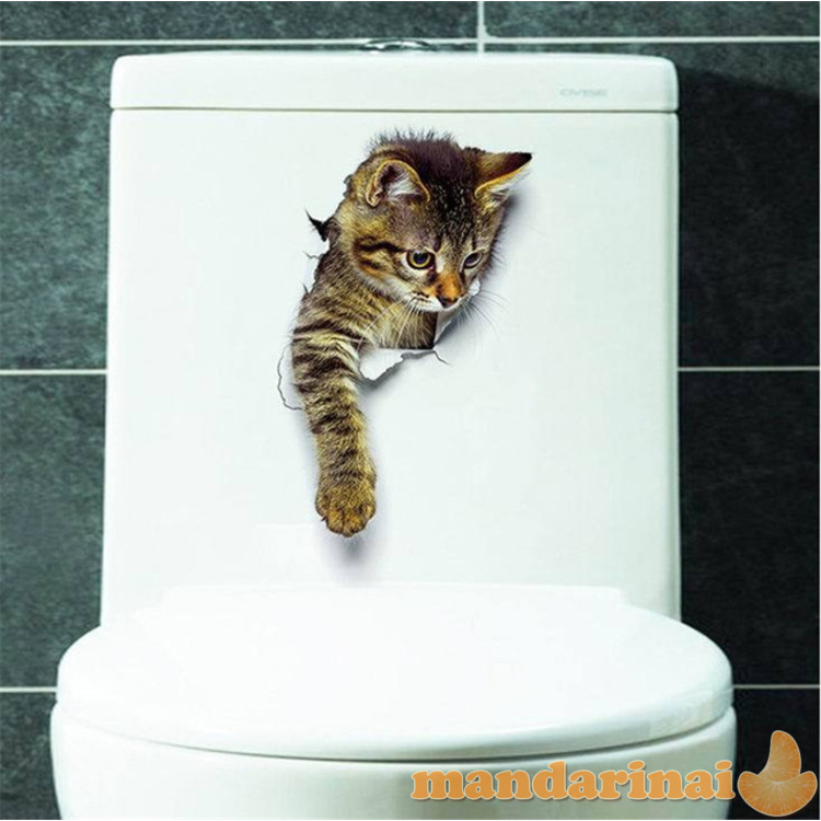 3D lipdukas interjerui Kačiukas