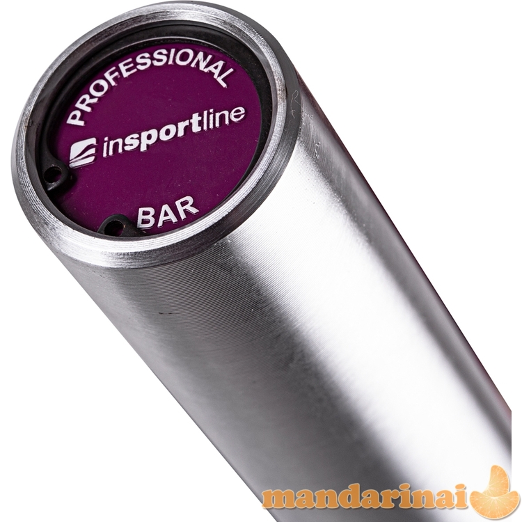 50 mm olimpinis grifas su guoliais tinkamas mėtymui 201 cm (apkrova iki 250 kg) inSPORTline OB-86 WTBH4 3