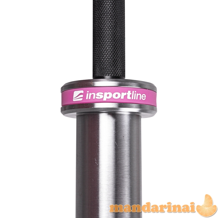 50 mm olimpinis grifas su guoliais tinkamas mėtymui 201 cm (apkrova iki 250 kg) inSPORTline OB-86 WTBH4 2