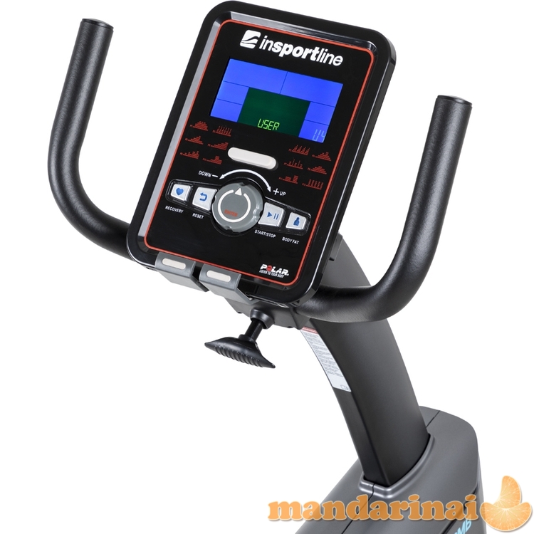 Horizontalus dviratis treniruoklis inSPORTline Omahan RMB (iki 150kg, smagr. 9kg)