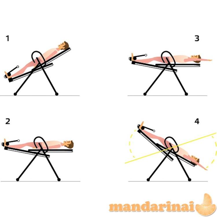 Inversijos stalas inSPORTline Verge 1