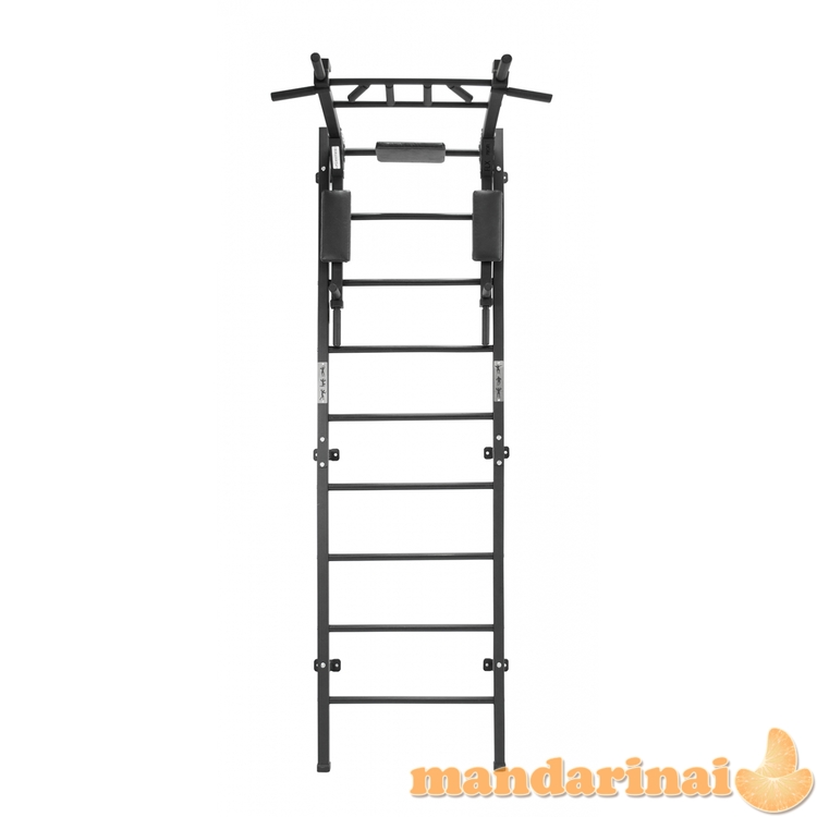 Sporto kompleksas (gimnastikos sienelė) SAN PRO 3 in 1 juodas, 229x68cm 5