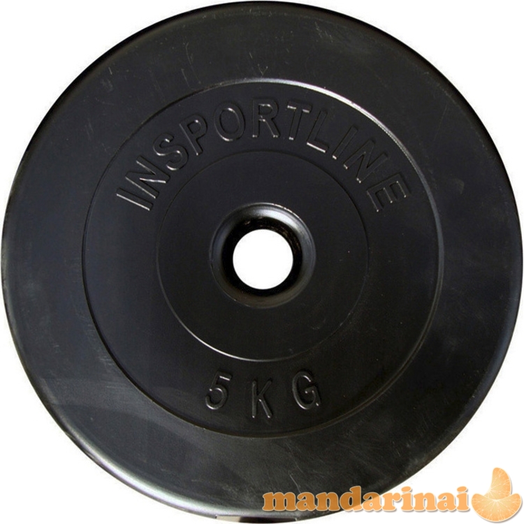 Svoris grifui su cementiniu užpildu 30mm inSPORTline 5kg