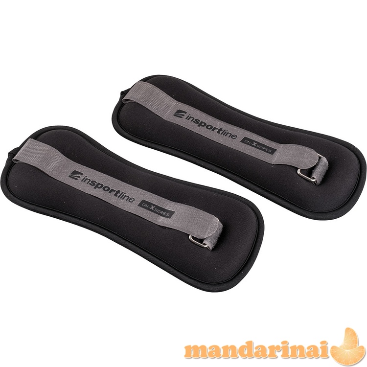 Kulk&scaron;nių/rie&scaron;ų svarmenys inSPORTline ON-X Neoprener 2 x 0,5 kg