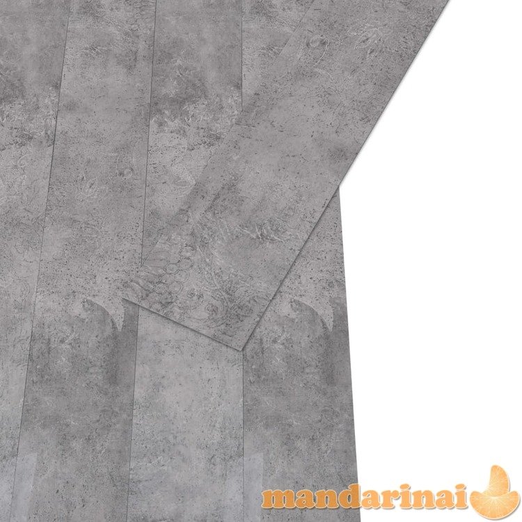 Grindų plokštės, betono rudos, pvc, 5,26m², 2mm, nelipnios