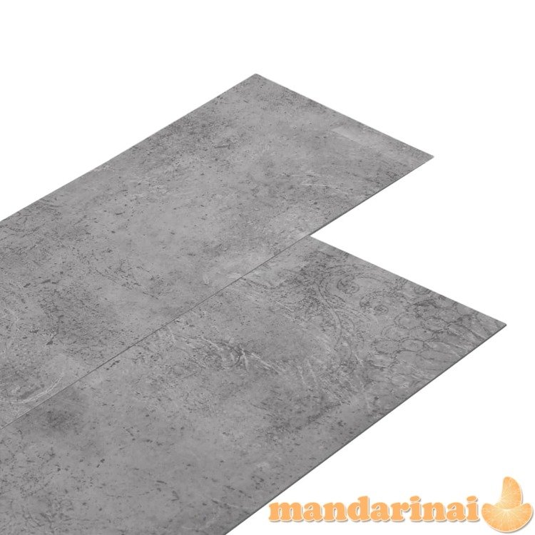 Grindų plokštės, betono rudos, pvc, 5,26m², 2mm, nelipnios