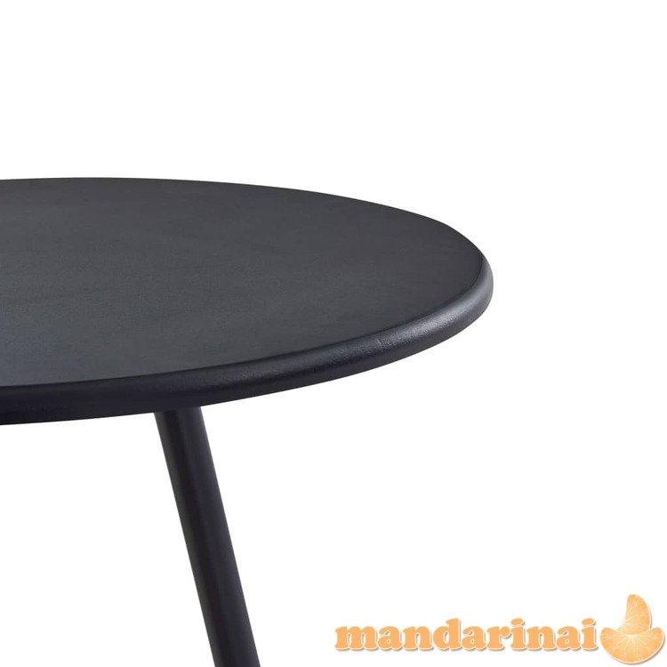 Baro stalas, juodos spalvos, 60x107,5cm, mdf