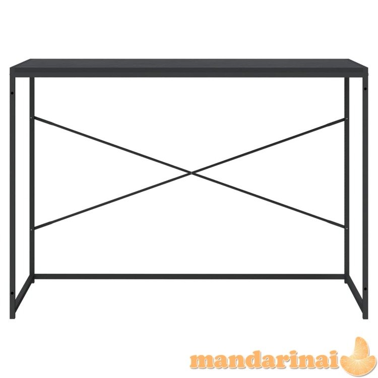 Kompiuterio stalas, juodos spalvos, 110x60x70cm, mdp