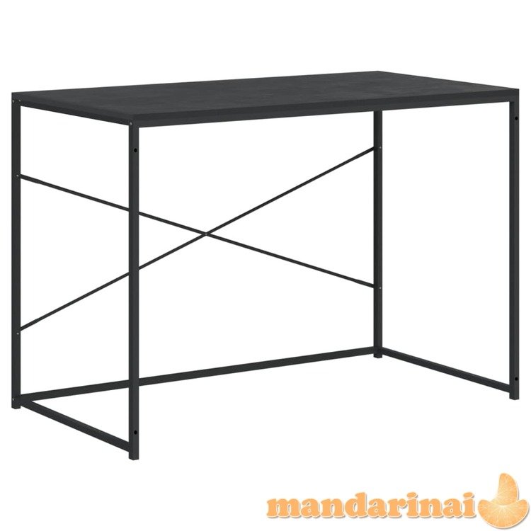 Kompiuterio stalas, juodos spalvos, 110x60x70cm, mdp