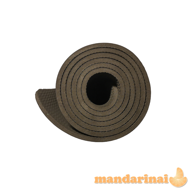 Gimnastikos/jogos kilimėlis TPE su raštu KP-188 Juodas